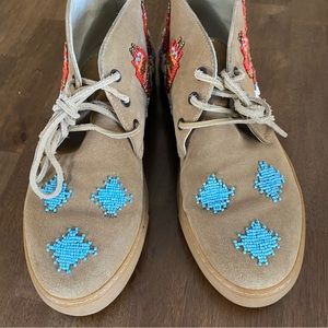 Del Toro Beaded Chukka Sneaker, Size 9